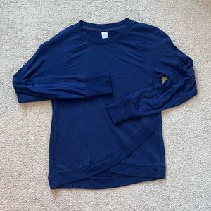 Athleta Kids Long Sleeve Tee - Navy Blue